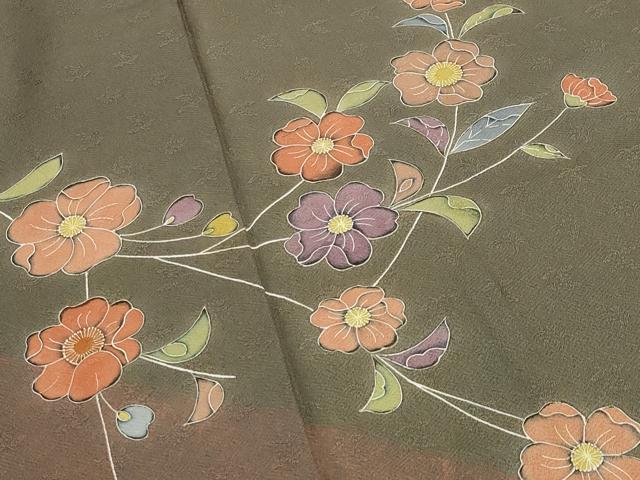 平和屋着物●訪問着　辻が花　正絹　逸品　CABD9442gh