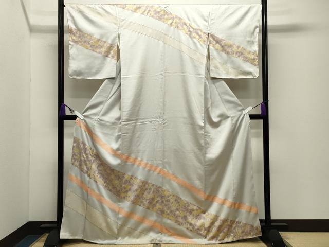 平和屋着物●訪問着　刺繍　南天文　金彩　正絹　逸品　未使用　CABD9447gh