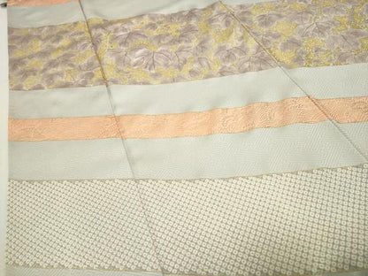 平和屋着物●訪問着　刺繍　南天文　金彩　正絹　逸品　未使用　CABD9447gh