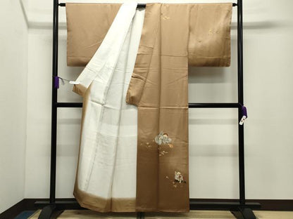 平和屋着物●訪問着　大黒天　恵比寿天　暈し染め　金彩　正絹　逸品　未使用　CABD9466gh