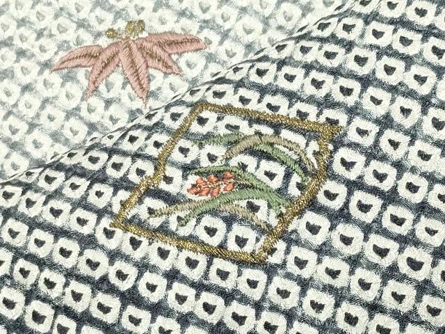 平和屋着物●豪華色留袖　総絞り　刺繍　菱貝桶花文　暈し染め　金糸　ロング丈　正絹　逸品　未使用　CABD9475gh