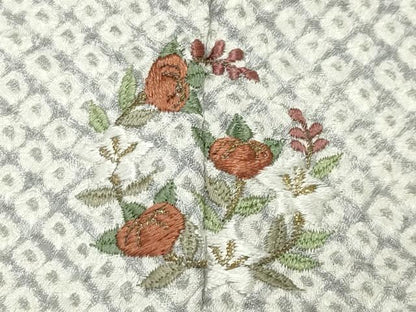 平和屋着物●豪華色留袖　総絞り　刺繍　菱貝桶花文　暈し染め　金糸　ロング丈　正絹　逸品　未使用　CABD9475gh