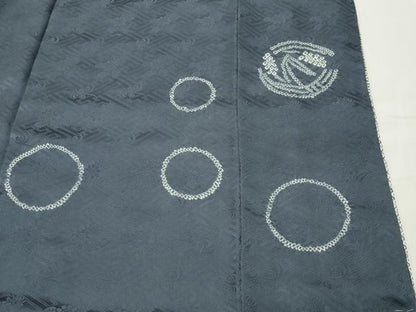 平和屋着物●豪華色留袖　総絞り　刺繍　菱貝桶花文　暈し染め　金糸　ロング丈　正絹　逸品　未使用　CABD9475gh