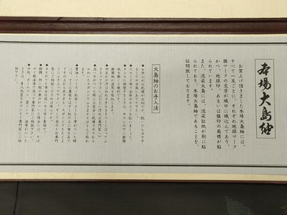 平和屋着物●本場大島紬　9マルキ　泥染め　枝椿　恵大島紬織物謹製　証書付き　正絹　逸品　未使用　CABD9483gh