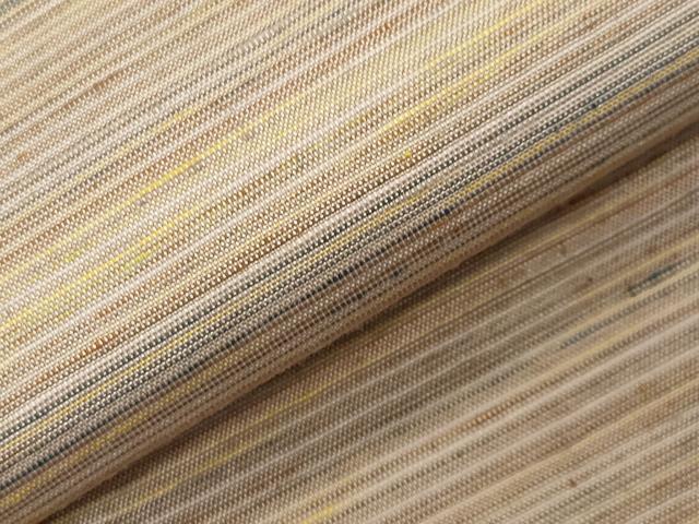 平和屋着物●紅花紬　米沢　横段文　胴抜き仕立て　正絹　逸品　未使用　CABD9499gh