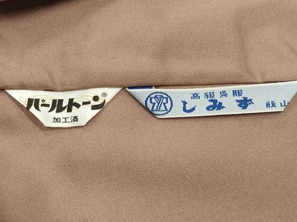平和屋着物●紅花紬　米沢　横段文　胴抜き仕立て　正絹　逸品　未使用　CABD9499gh