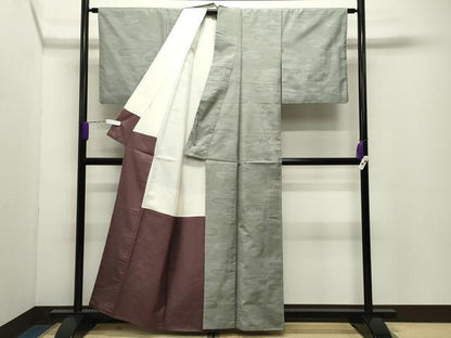 平和屋着物●本場大島紬　吉祥文　正絹　逸品　CABD9506gh