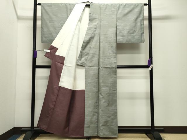 平和屋着物●本場大島紬　吉祥文　正絹　逸品　CABD9506gh