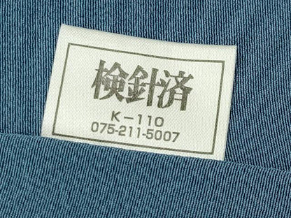 平和屋着物●上質な小紋　舞桜文　金彩　金通し地　正絹　逸品　未使用　CABD9507gh