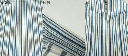 平和屋着物∴夏物　男性　浴衣　縞　綿　逸品　CABD9512gh