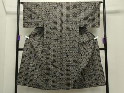 平和屋着物∴夏物 男性 浴衣 隈取 綿 逸品 CABD9513gh