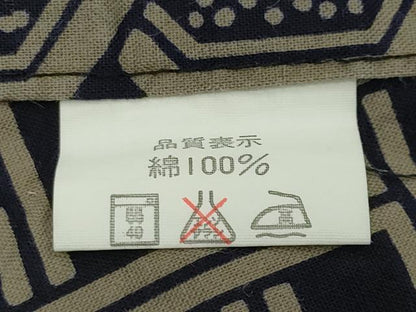 平和屋着物∴夏物 男性 浴衣 隈取 綿 逸品 CABD9513gh