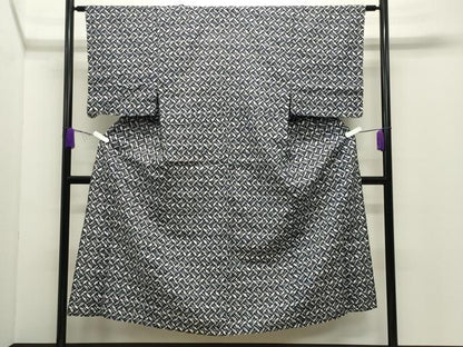 平和屋着物∴夏物 男性 浴衣 幾何学文様 綿 逸品 CABD9517gh