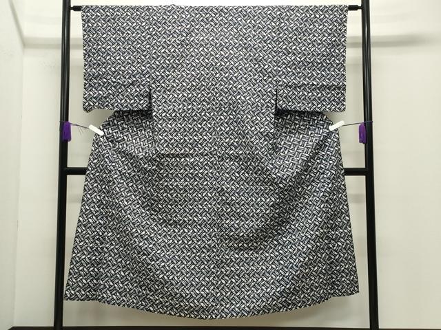 平和屋着物∴夏物 男性 浴衣 幾何学文様 綿 逸品 CABD9517gh