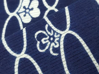 平和屋着物∴夏物 浴衣 綿絽 花菱文 綿 逸品 CABD9519gh