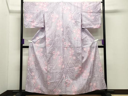 平和屋着物∴夏物 浴衣 朝顔 綿 逸品 CABD9525gh