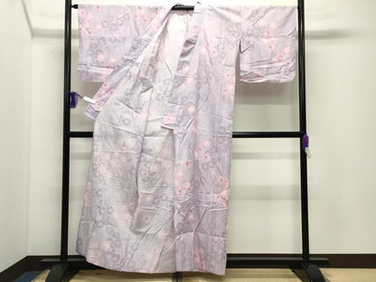 平和屋着物∴夏物 浴衣 朝顔 綿 逸品 CABD9525gh