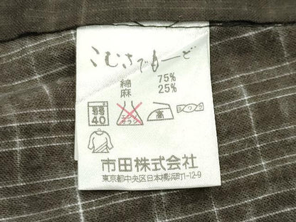平和屋着物∴夏物 こむさでもーど・COMME CA DU MODE 浴衣 舞花文 綿麻 逸品 CABD9533gh