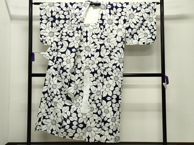 平和屋着物∴夏物 浴衣 草花文 綿 逸品 CABD9535gh