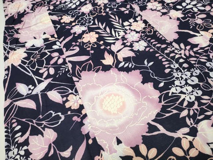 平和屋着物∴夏物 浴衣 枝花文 綿 逸品 CABD9536gh
