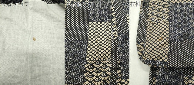 平和屋着物∴夏物 浴衣 市松吉祥花文 綿 逸品 CABD9540gh