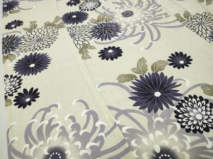 平和屋着物∴夏物 浴衣 菊 綿 逸品 CABD9558gh