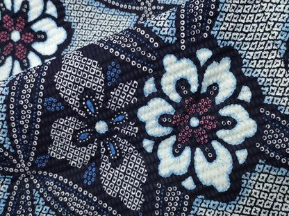 平和屋着物∴夏物　浴衣　花菱文　綿　逸品　CABD9580gh