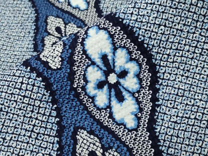 平和屋着物∴夏物 浴衣 立涌花菱文 綿 逸品 CABD9581gh