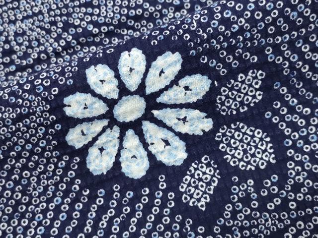 平和屋着物∴夏物 浴衣 草花文 綿 逸品 CABD9588gh