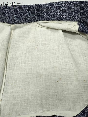 平和屋着物∴夏物 男性 浴衣 亀甲文 綿 逸品 CABD9592gh