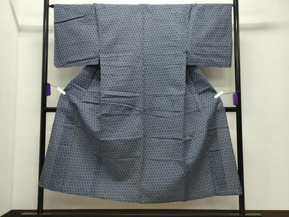 平和屋着物∴夏物 男性 浴衣 亀甲文 綿 逸品 CABD9592gh