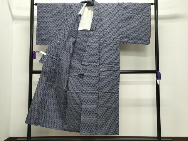 平和屋着物∴夏物 男性 浴衣 亀甲文 綿 逸品 CABD9592gh