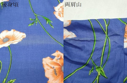平和屋着物∴夏物 浴衣 草花文 綿 逸品 CABD9594gh