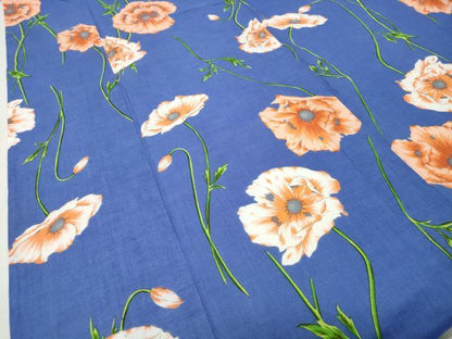 平和屋着物∴夏物 浴衣 草花文 綿 逸品 CABD9594gh