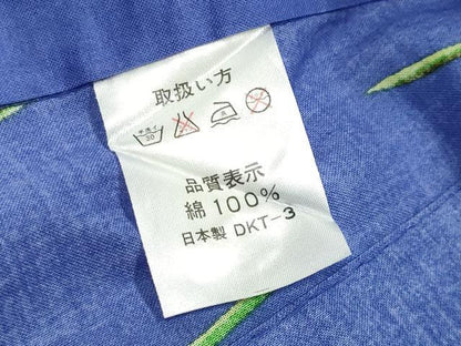 平和屋着物∴夏物 浴衣 草花文 綿 逸品 CABD9594gh