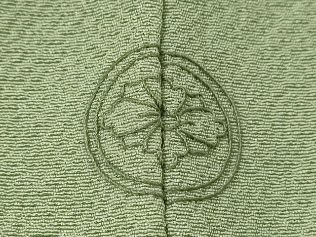 平和屋着物▼訪問着　駒刺繍　地紙道長草花文　金彩　やまと謹製　正絹　逸品　CABD9613ze