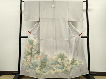 平和屋着物■豪華色留袖　作家物　風景文　暈し染め　正絹　逸品　CABD9648ze
