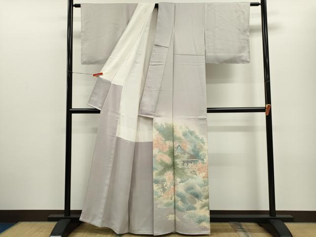 平和屋着物■豪華色留袖　作家物　風景文　暈し染め　正絹　逸品　CABD9648ze