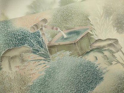 平和屋着物■豪華色留袖　作家物　風景文　暈し染め　正絹　逸品　CABD9648ze