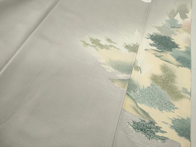 平和屋着物■豪華色留袖　作家物　風景文　暈し染め　正絹　逸品　CABD9648ze