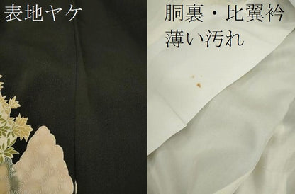 平和屋着物■豪華黒留袖　作家物　修学院離宮　正絹　逸品　CABD9662ze