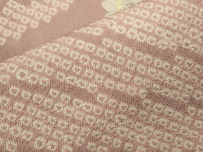 平和屋着物■訪問着　友禅　絞り　枝花文　正絹　逸品　未使用　CABD9673ze