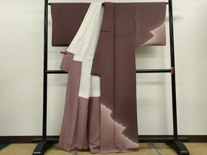 平和屋着物■訪問着 作家物 雲取り文 暈し染め 正絹 逸品 CABD9684ze