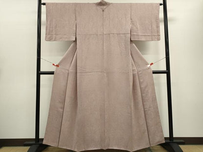 平和屋着物■上質な小紋 笹竹地紋 暈し染め 正絹 逸品 CABD9726ze