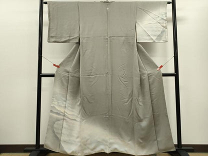 平和屋着物■訪問着 水辺風景文 たたき染め 正絹 逸品 CABD9745ze
