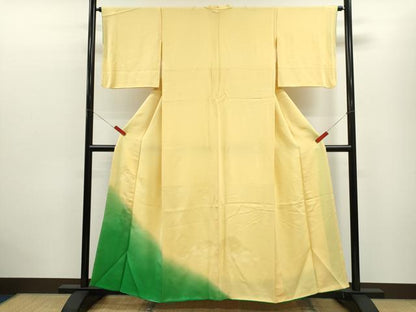 平和屋着物■訪問着 遠山地紋 暈し染め 正絹 逸品 CABD9770ze