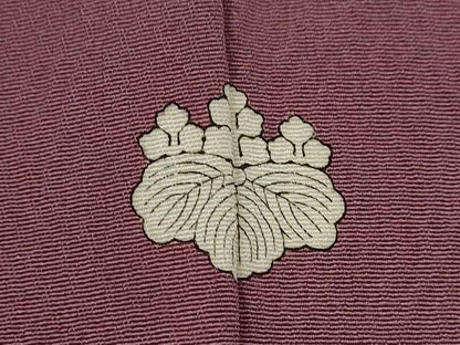 平和屋着物■上質な色無地 京紫色 正絹 逸品 CABD9773ze