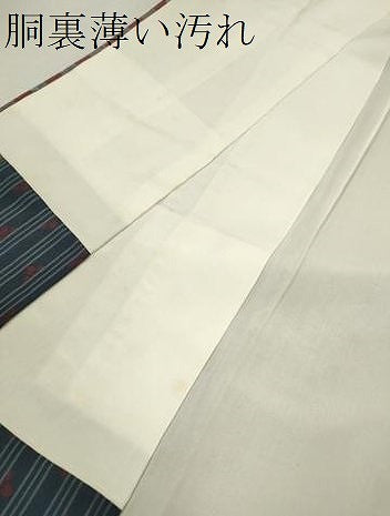 平和屋着物■上質な小紋 草花間道 金彩 正絹 逸品 CABD9775ze