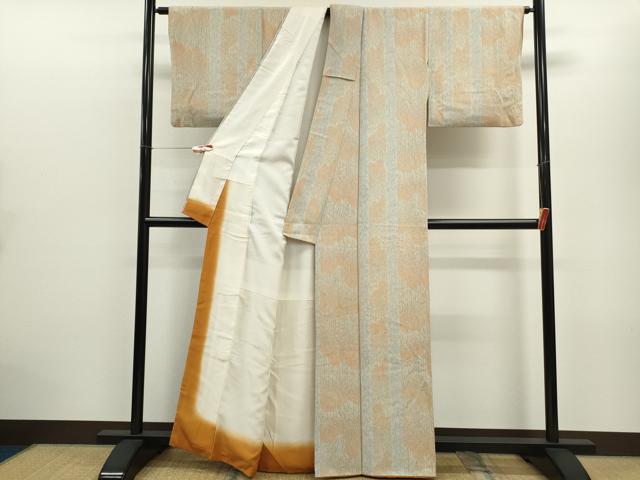 平和屋着物■上質な小紋 草木間道 正絹 逸品 CABD9783ze