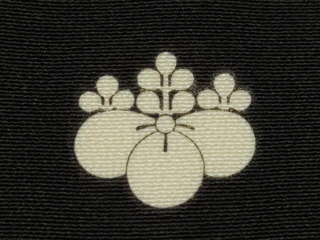 平和屋着物■豪華黒留袖 駒刺繍 飛鶴枝松文 金彩 正絹 逸品 CABD9797ze